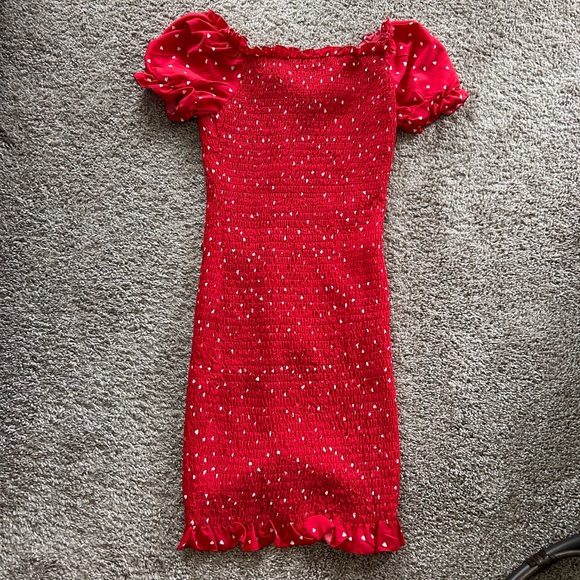 Red body con Dress M - Picture 7 of 11